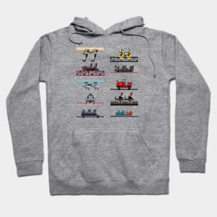 Alton Towers Coaster Car Design Hoodie